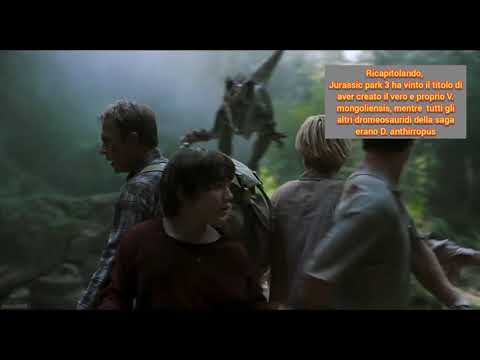 Comparison tra i Velociraptor mongoliensis e i Deinonychus anthirropus di Isla Sorna