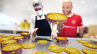 Sweet IRANIAN DESSERTS in Qom, Iran!! Traditional Sohan PERSIAN Saffron Brittle Factory Tour!!