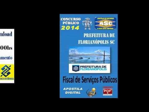 Prefeitura Municipal de Florianopolis SC Fiscal de Servicos Publicos Apostila Concurso 2014