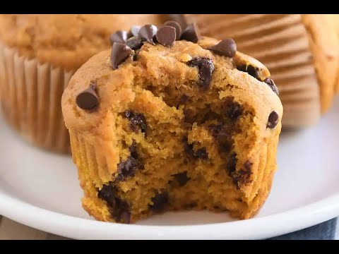 Soft & Fluffy Sourdough Pumpkin Muffins