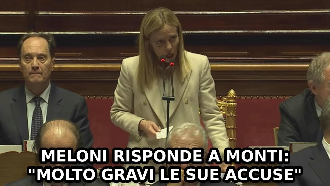 MELONI A MARIO MONTI: “IO A DIFFERENZA SUA FACCIO IL PDC PERCHÈ ME LO HANNO CHIESTO GLI ITALIANI”