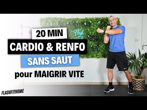 20 Min - LOSE WEIGHT FAST WITHOUT JUMPING - No equipment at home 🔥 Maxime CABURET - FlashFitHome