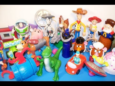 1999 DISNEY'S TOY STORY 2 SET OF 20 McDONALD'S HAPPY MEAL MOVIE COLLECTION TOYS VIDEO REVIEW Video