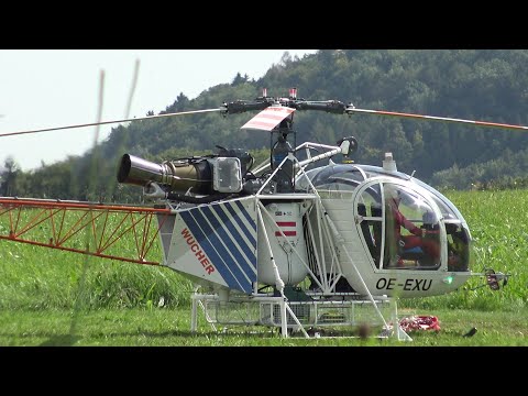 PERFEKT DETAILED LAMA SA-315B RC TURBINE HELICOPTER MODEL FLIGHT