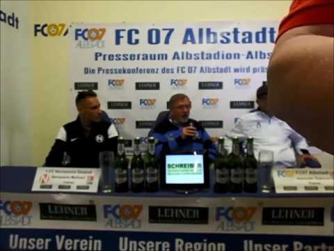 Pressekonferenz FC 07 Albstadt - 1.FC Normannia Gmünd