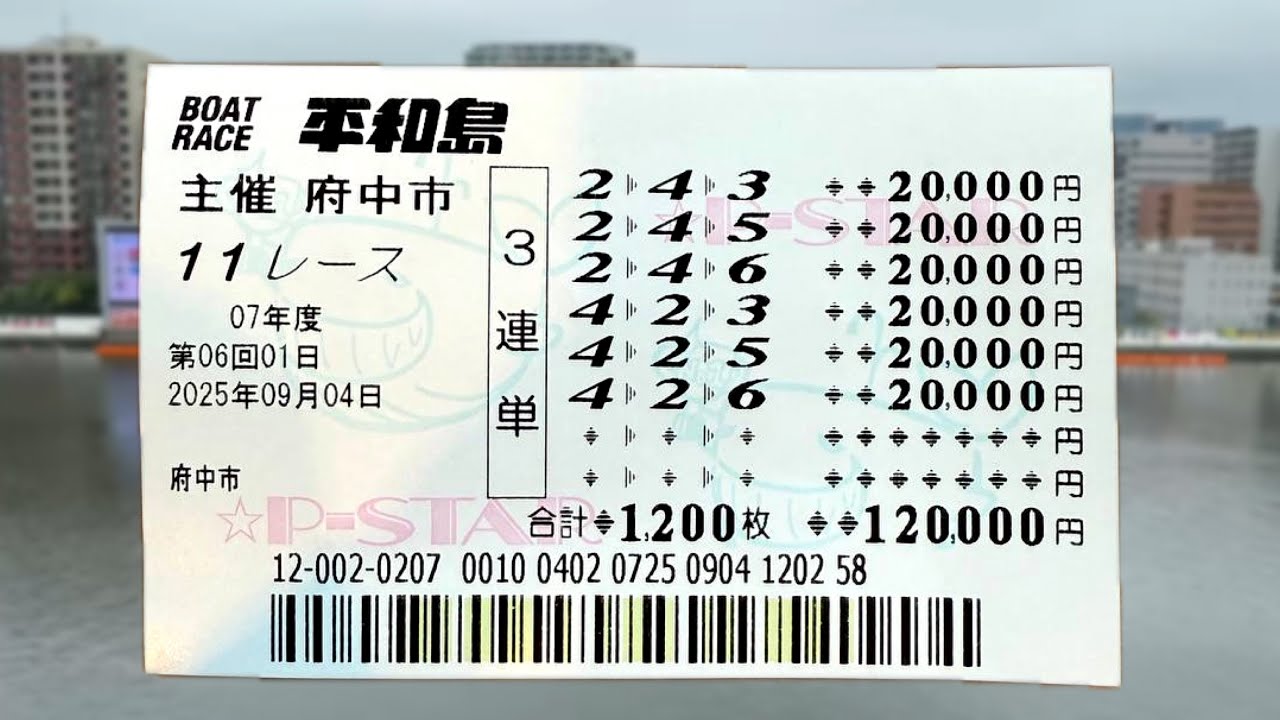 G1平和島で大金を穴に賭けたら大変なことになりました【競艇・ボートレース】
