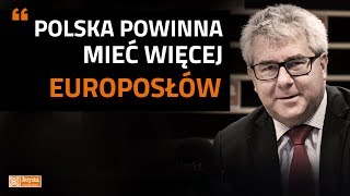 Ryszard Czarnecki: zmiany w ordynacji wyborczej do PE są uzasadnione