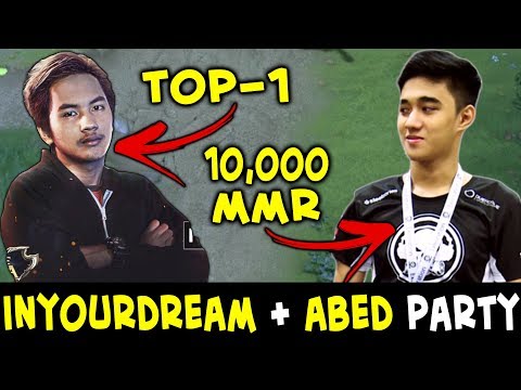 Can you COUNTER TOP-1 and 10,000 MMR party? Abed + InYourDream