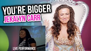 Vocal Coach Reacts to Jekalyn Carr - You're Bigger