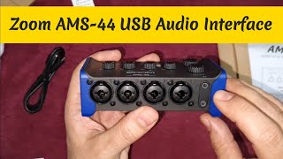 Video thumbnail for ZOOM AMS 44 OPEN BOX (amazing portable audio interface) by Itay Sounds and stuff