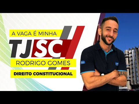Aula AO VIVO - A vaga é minha TJ SC - Direito Constitucional - Rodrigo Gomes - AlfaCon