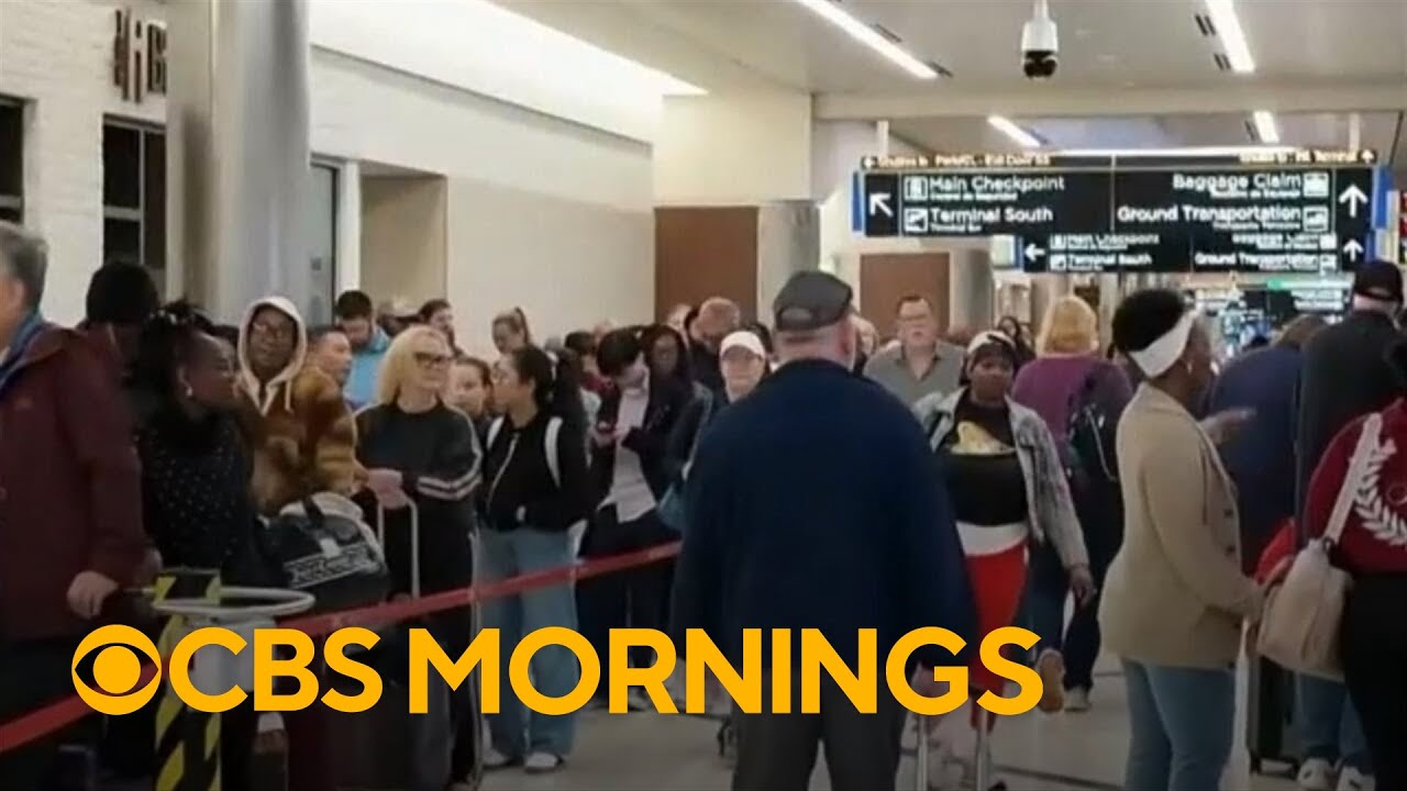 Over a third of TSA officers called out at 3 major airports Tuesday amid partial shutdown