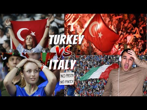 Italian Reaction 🇮🇹 Italy Vs Turkey 🇹🇷| Ultras football Fan 🔥