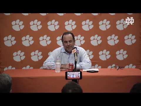 @NDMBB | Mike Brey Post-Game Press Conference at Clemson (2020)