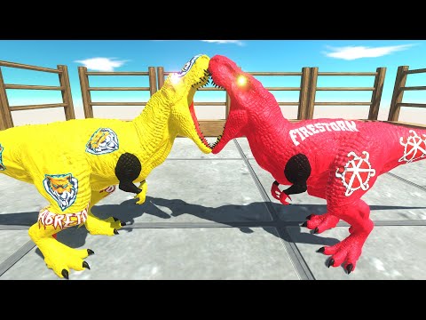 Firestorm T REX death climb | 🦖Animal Revolt Battle Simulator🦕