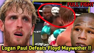 Logan Paul Won Against Floyd Mayweather !! (FULL FIGHT ) *Floyd Lost*