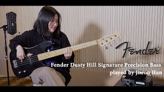 Video thumbnail for Fender Dusty Hill Signature Precision Bass- Played By JiWon Han by HolyOneMusic