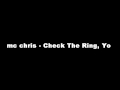 mc chris - Check the Ring, Yo 