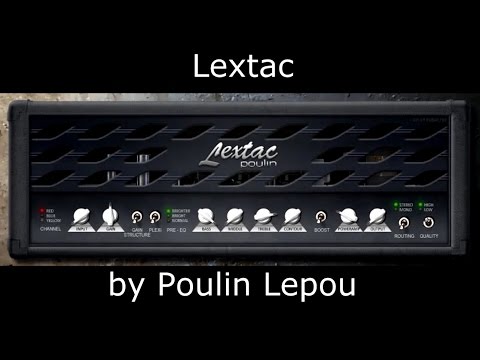 Lextac by Poulin Lepou - Virtual High Gain Amp - Metal Tone Test (Free Vst Plugin) - amnerhunter.com