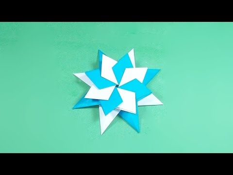 How to make a Paper Magic Star - Origami Magic Star Instructions - Easy Paper origami Video