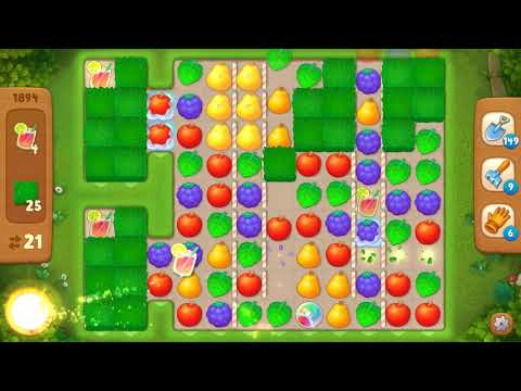 Gardenscapes Area 9 Day 1 Level 1894 - No Boosters Or Hacks