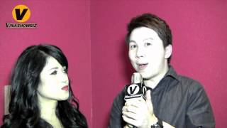 Vinashowbiz interview with Lam Thuy Van (HD)