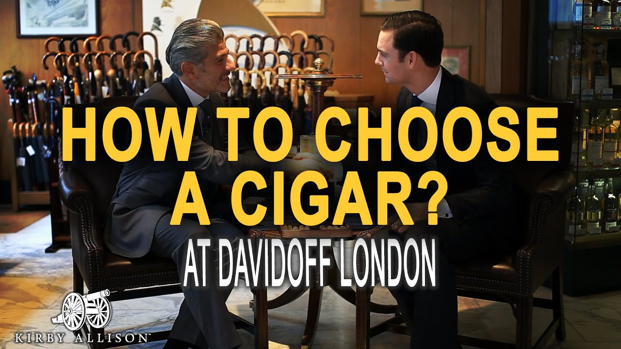 How to Choose a Cigar at Davidoff London — Kirby Allison