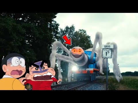 CURSED Thomas The Train In Real LIFE With Shinchan And Nobita Friends