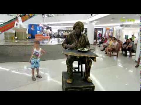 100 секунд_23-Живая скульптура Living sculpture