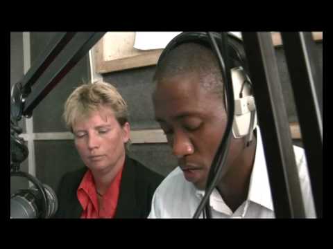 Radio interview at Hone FM in Lusaka with Martine Koopman, IICD