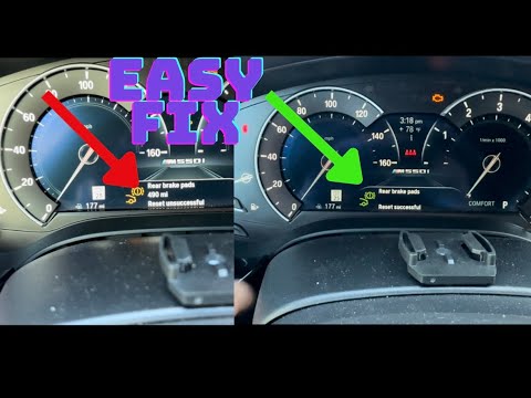 BMW Brake pad reset “unsuccessful” GUARANTEED FIX!
