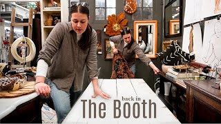 Fluffing The Antique Booth & Decorating at Home | Vlogmas Day 17