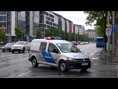 Football Fans with Police Escort