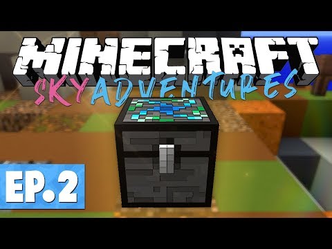 Minecraft FTB Sky Adventures - Mob Farm, Lava & Popcorn! #2 [Modded Questing Survival]