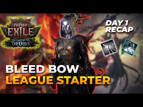 [PoE 2 0.4] Day 1 Bleed Bow Blood Mage Update - My Best League Start in PoE 2