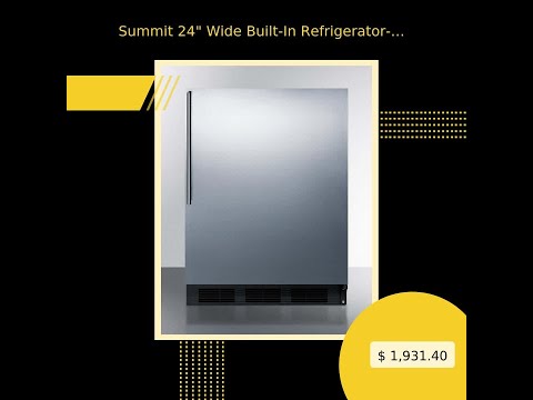 Summit 24" Wide Built-In Refrigerator-Freezer, ADA Compliant