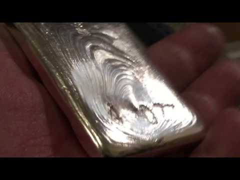 Bunker Bullion 15: First Engraved Mold - Pouring Silver
