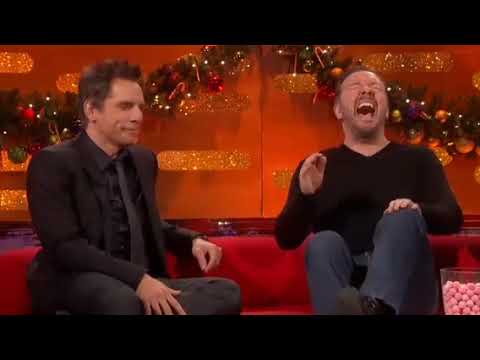 Rebel Wilson raps for Ricky Gervais and Ben Stiller