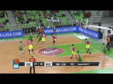 ABA Liga 2016/17 highlights, Round 14: Olimpija Ljubljana - Mega Leks (18.12.2016)