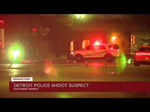 Detroit police shoot suspect in exchange of gunfire