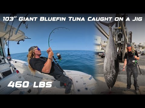 103" Giant Bluefin Tuna Caught on a Jig