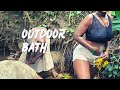 Outdoor Bath African Village Girls Take Me To The River To Shower Village Life Simple Life