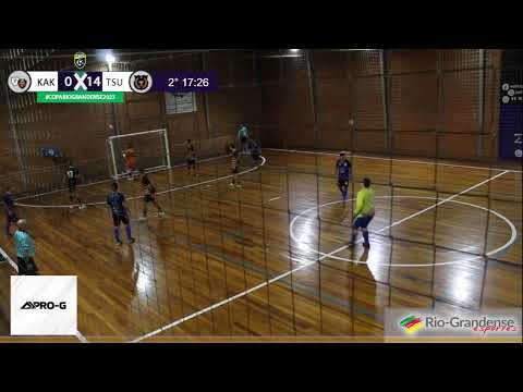 Terceira rodada Copa Rio-Grandense futsal 2023 - Kakaka / Tigres x Tsunami