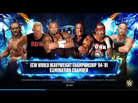 WWE 2K24 Sabu vs The Sandman vs Tazz vs Rhino vs Terry Funk vs Rob Van Dam ECW Originals