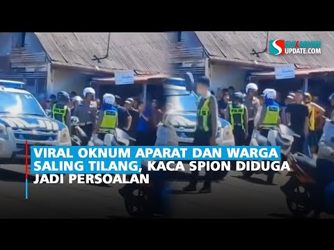 Viral Oknum Aparat dan Warga Saling Tilang, Kaca Spion Diduga Jadi Persoalan