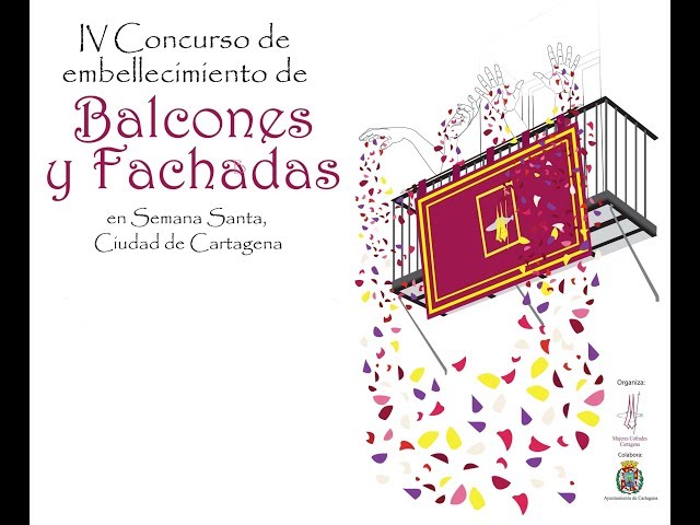 Vídeo relacionado con Decoración Balcones Semana Santa | Repostero de Gala | Balconera Semana Santa | Diferentes Medidas (100x200)