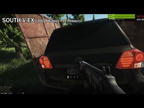 South V-Ex Exit Location (Woods) With Map - Escape From Tarkov