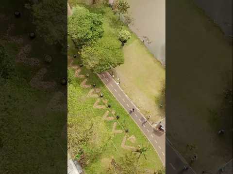 🌬️ Drone lutando contra o vento! Voo no Parque Lagoa Dourada – Mandaguaçu/PR