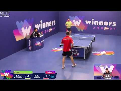 WINners CUP table 1 13.10 Zaitsev Aleksandr A - Badai Maksim 12:00