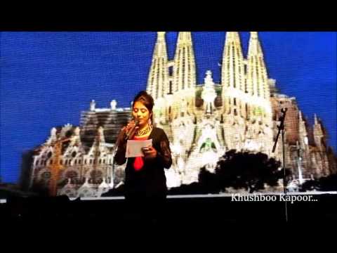 Khushboo Kapoor Anchoring at an International corporate Event of FFAI